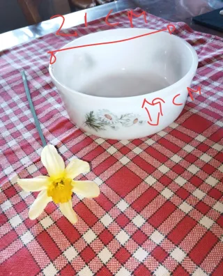 Ensaladera  grande  21 cm Arcopal Flores Margarita