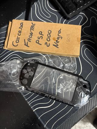 Carcasa Frontal Negra PSP 2000