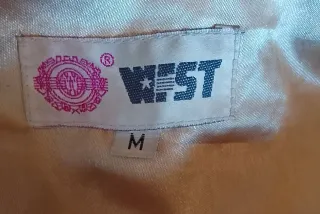 Abrigo pelo sintético vintage zorro años 80