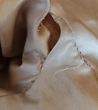 Abrigo pelo sintético vintage zorro años 80