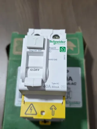 INTERRUPTOR DIFERENCIAL 2x40A 30mA-AC.