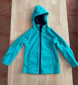 Chaqueta niña Quechua verde azulado