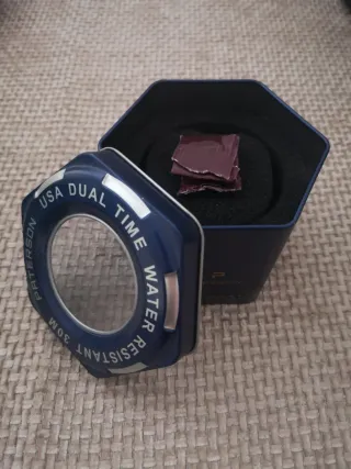 Reloj Paterson WR 30M Azul y Plateado