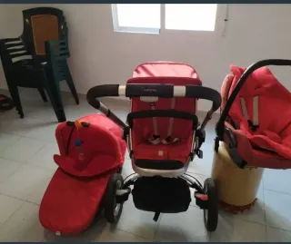 Carrito de bebé Quinny rojo