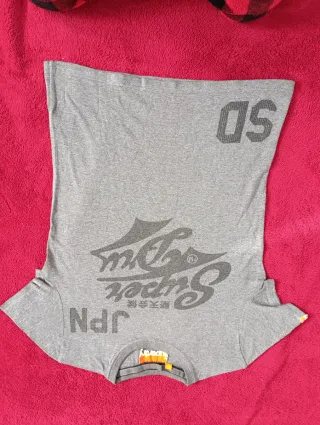 Polo Superdry Talla S Gris Naranja