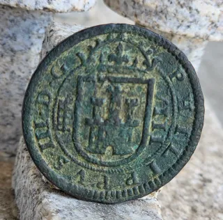 Moneda 8 Maravedís Felipe III 1605 Segovia