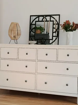 Cómoda Ikea Hemnes Grande Blanca