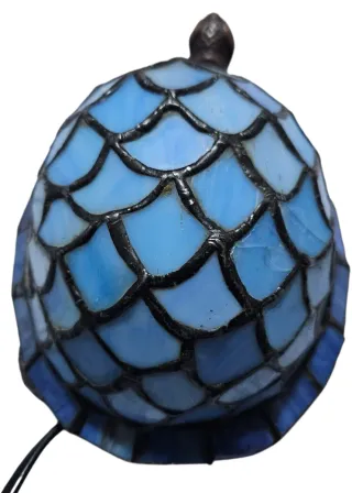 Lámpara Tortuga Tiffany Azul