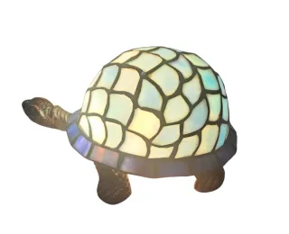 Lámpara Tortuga Tiffany Azul