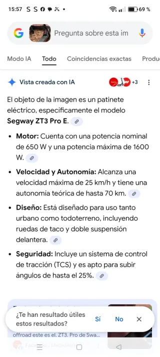 Patinete Eléctrico Segway Ninebot