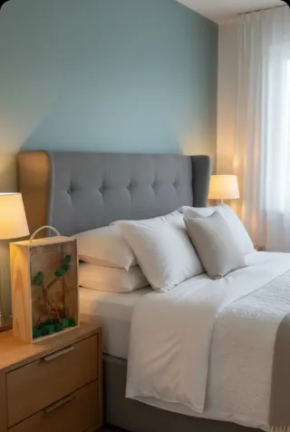 Lampada da camera design con luci LED