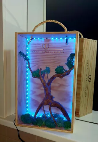 Lampada da camera design con luci LED