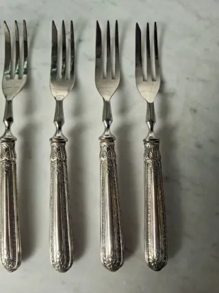 Servizio da dolce argento 800