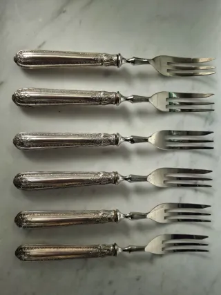 Servizio da dolce argento 800