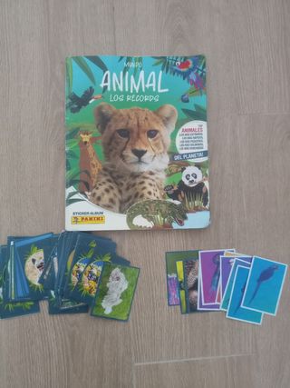 Cromos Panini Mundo Animal Los Récords