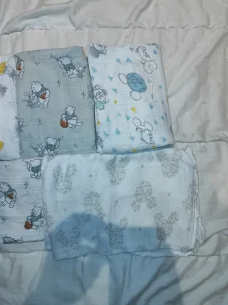 Pack 5 muselinas Disney