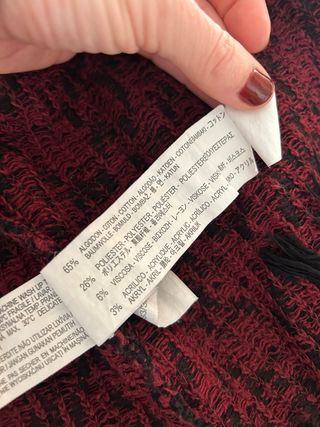 Chaqueta Pull&Bear flecos talla S