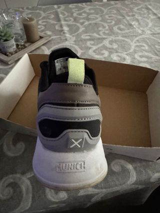 Munich Sneakers donna Nero Grigio