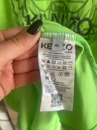 Camiseta Kenzo Paris Tigre Verde
