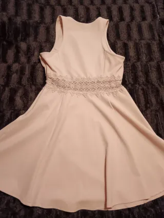 Vestido rosa encaje niña/mujer talla única