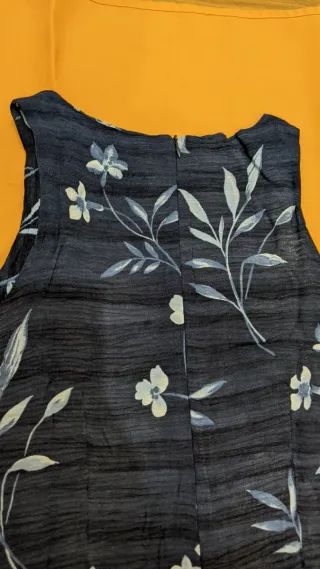 Vestido floral azul