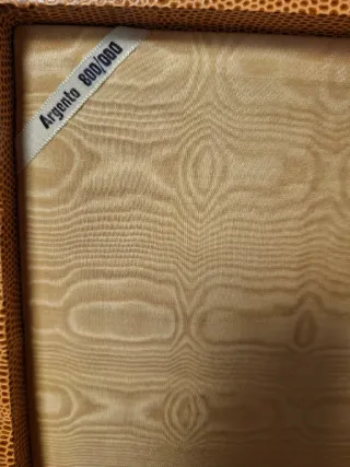 Posate da dolce in argento 800