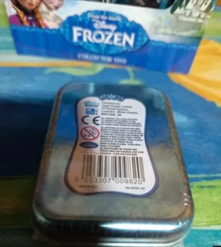 12 Latas Frozen Disney con 24 Cromos c/u