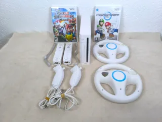 Pacchetto completo Nintendo Wii con giochi