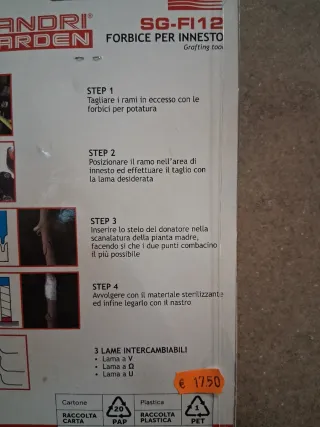 Forbice per innesto Sandri Garden SG-FI12