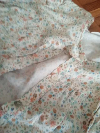 Camisa Niña Flores Rosa y Blanca