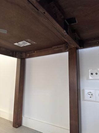 Escritorio de madera maciza para home-office