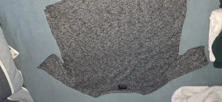 Jersey Zara Knit Talla M Gris