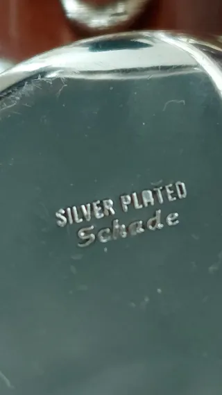 Silver plated set 5 oggetti in miniatura