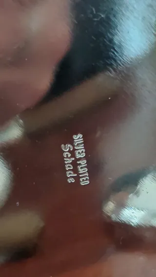 Silver plated set 5 oggetti in miniatura