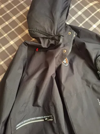 Chaqueta Impermeable Leduntino Talla L Negra