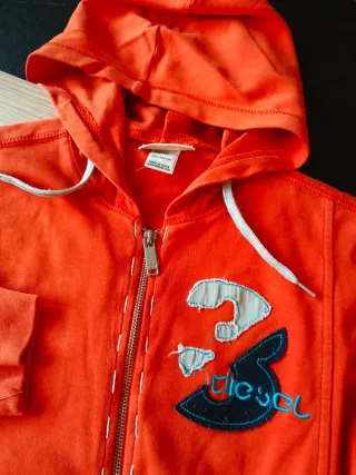 Giacca Diesel cotone arancione taglia L