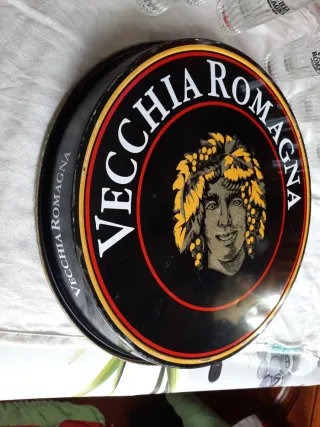 Vassoio e 6 bicchieri Vecchia Romagna