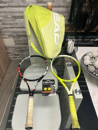 Set 2 Raquetas una Head Extreme MPL + Accesorios