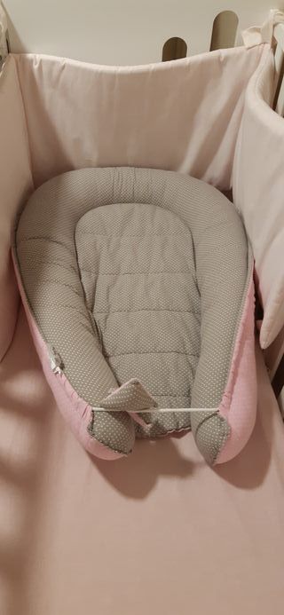 Cuna Don Algodón 120x60 + Colchón + cojín reductor