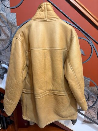 Cappotto Montone Shearling Vera Pelle Vintage