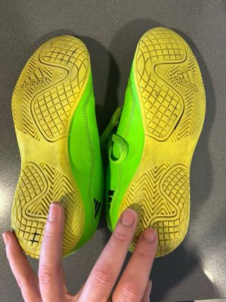 Botas fútbol sala Adidas Talla 34 Verde Flúor
