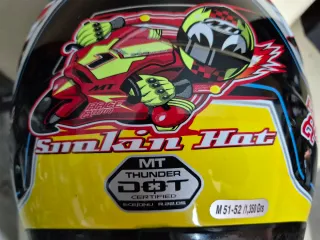 Casco Moto Infantil MT Talla M (51-52cm)