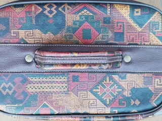 Bolso de mano con estampado étnico