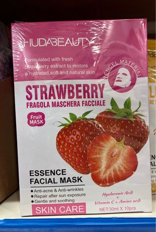 HUDA BEAUTY Maschere Viso Fragola - 10pz