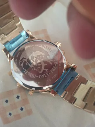 Reloj Diesel Daddy Azul y Dorado