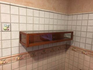 Conjunto Muebles Cocina Madera y Cristal