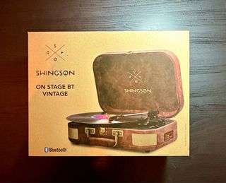 Tocadiscos Portátil Swingson Bluetooth Vintage
