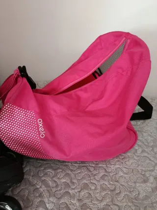 Patines Oxelo Active Fit.3 Negro/Rosa