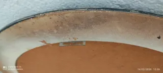 Espejo antiguo redondo