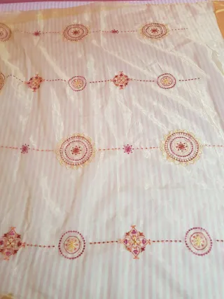 Tenda colore oro giallo velato organza raso